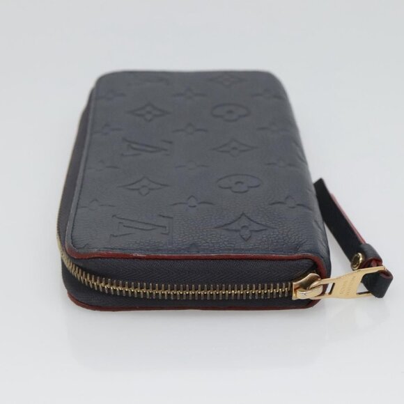 LOUIS VUITTON Empreinte Zippy Wallet Navy Marine Rouge M62121 LV Auth fm4618 - Picture 14 of 16